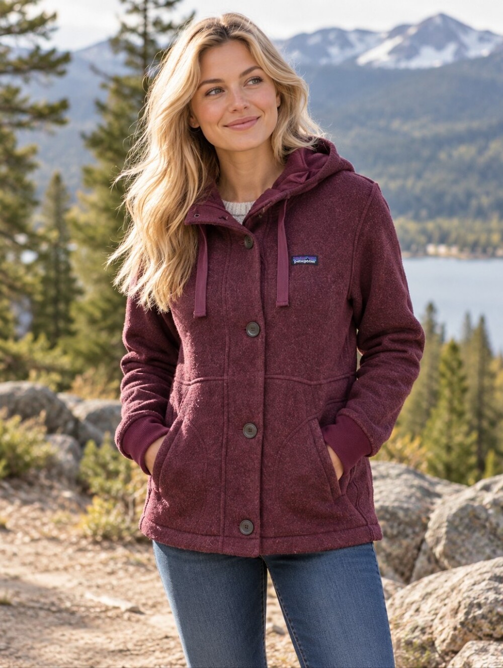 Patagonia Women's Maroon Utility Jacket